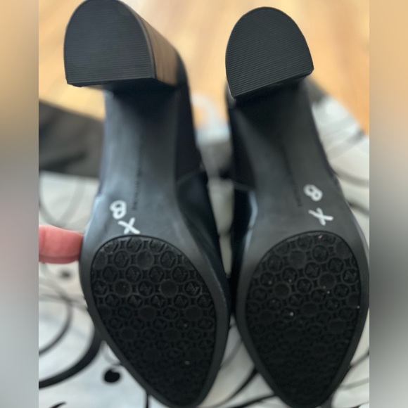 🔥NWOT Adrienne Vittadini Rudd ankle boots. Faux leather stretch upper. Sz 8 - Picture 14 of 15